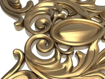  decorative pattern ready for 3D printing 3D model