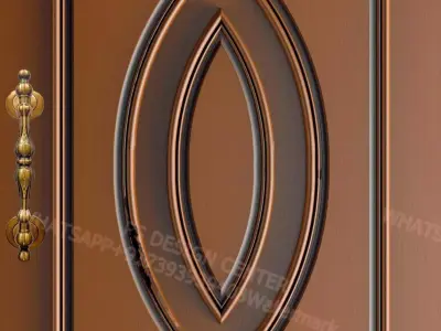 door design for carving  cnc  3D model