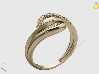 Women Plain Ring STL Models Womens Ring 3dmodels 3D print model 3D print model 9