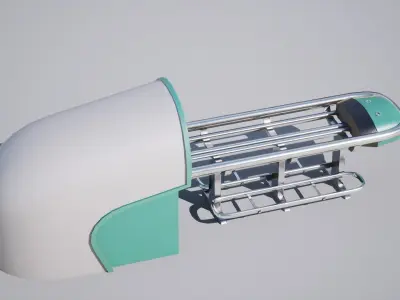 Ball Return Low-poly 3D model