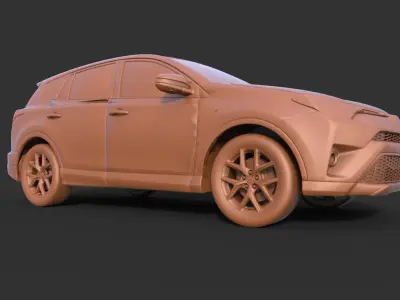 Toyota Rav 4 3D print model