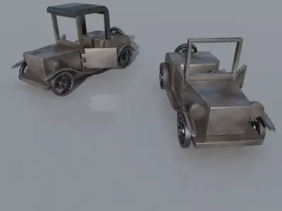 Toys old cars Free 3D model