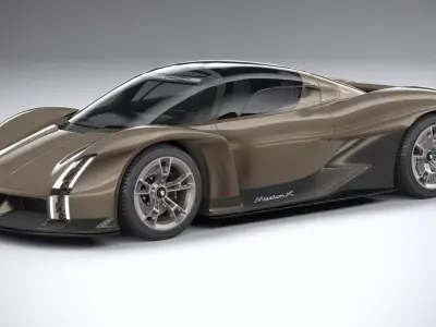 Porsche Mission X Concept 2023 3D model