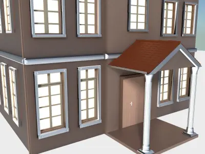 Classic House 3D model