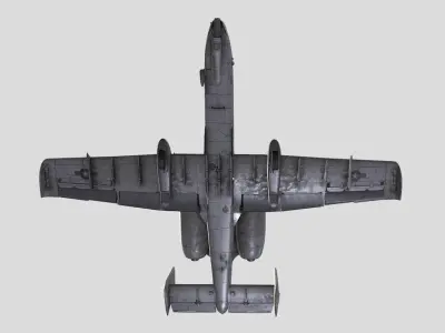 3D printed replica of the fearsome A-10 3D print model