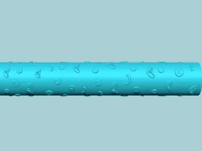 Texture Roll 73 Mario Positive - Fondant Decoration Maker 3D print model