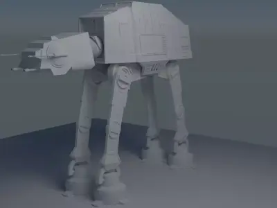 Star Wars AT-AT Reddy for Rigging Free 3D model