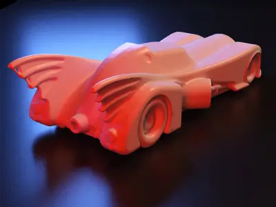 Batman Car stl 3D print model