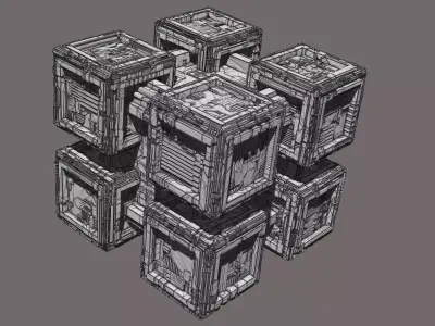  space equipment node 00254 3D model