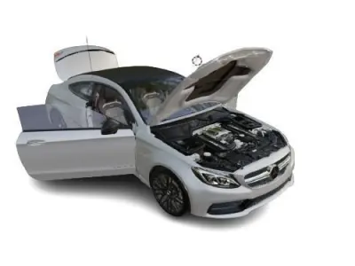 Mercedes AMG C63 3D model 3D model