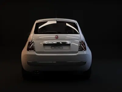 Fiat 500 3D model