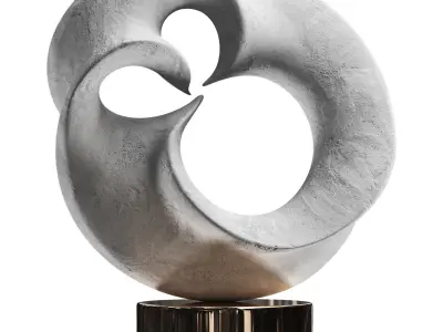 Arabesque Low-poly 3D model