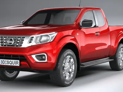 Nissan Navara 2020 3D model