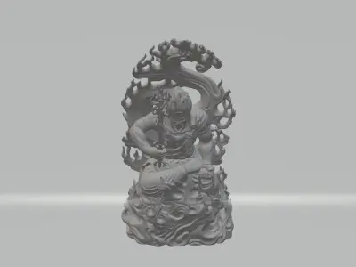 Buddha Statue of Acala 3D print model