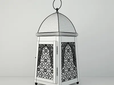 Metal Moroccan Lanterns 3D model