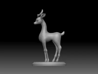 Deer Baby 3d Print model for home decor 3D print model