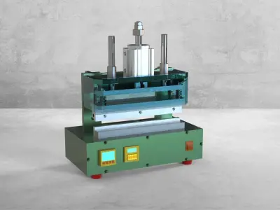 3D model of a hot press Free 3D model