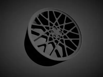 Rotiform BLQ scalable and Printable rim 3D print model