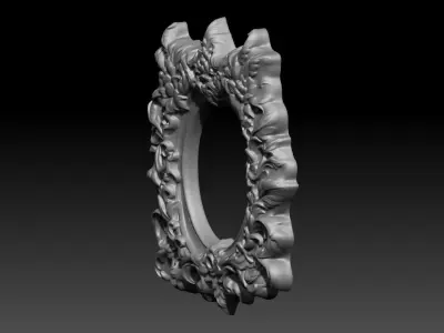 Bas relief Frame 240506 10 3D print model