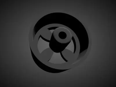 American Racing Libre rims with brakes and tires for Hot Wheels 3D print model