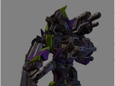 Johnson Death Ride Skin Low-poly 3D model