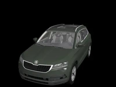 Sakooda car Low-poly 3D model