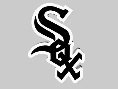 Chicago White Sox Team Logo 3D model