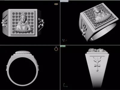 Ram Ring  3D print model