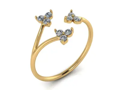 Jewelry Female Ring 3D print model purchase