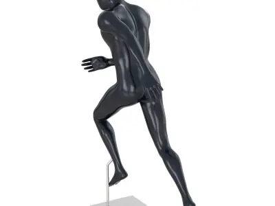 Running abstract mannequin 82 3D model