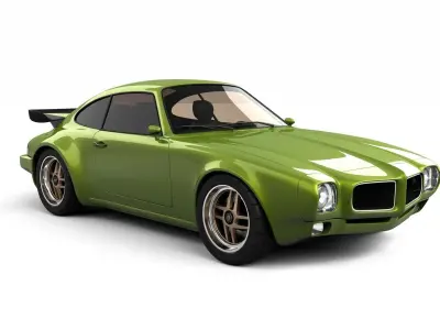 Porschentiac 911 Firebird 3D model