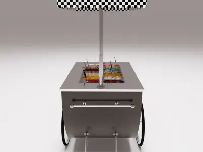ice cream bar 3D model