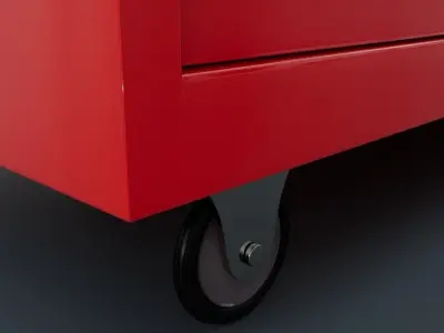 CLARKE DRAWER TOOL CABINET SHORT 3D model