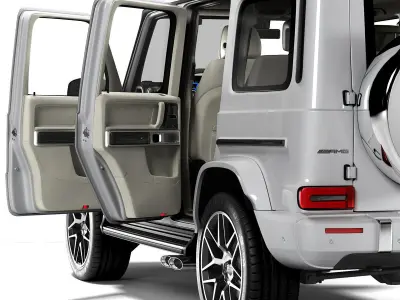 Mercedes-Benz-AMG G63  with interior also 3D model