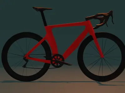 Bike Pack  Free low-poly 3D model