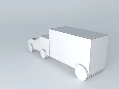 transport truck Free 3D model