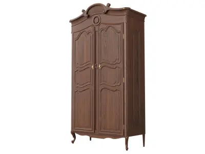 Wardrobe in classic style 1200 3D model