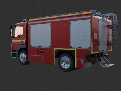 Fire Truck 3D model