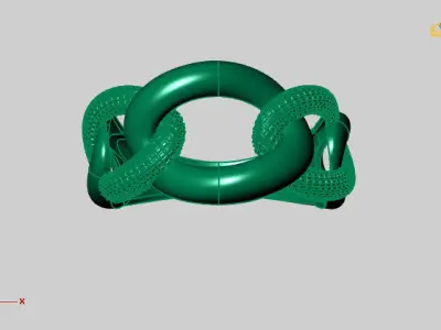 Women Ring Fancy Ring Plain light weight STL 3DM Printable 3D print model