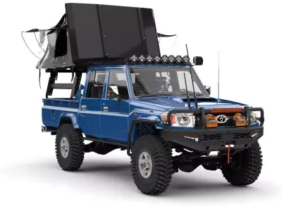 TOYOTA LAND CRUISER SERIE J79 HEMBRITA  Low-poly 3D model