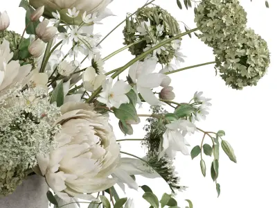 Flower In Vase 98 3D model