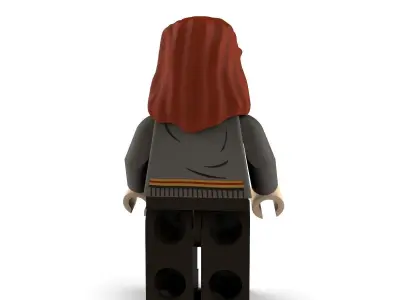 Hermoine lego harry potter character 3D model