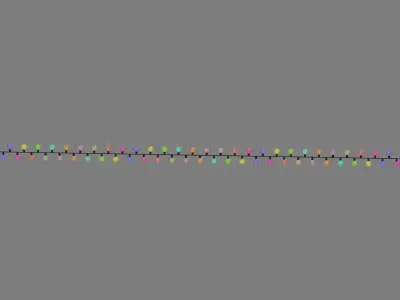 Christmas Lights 3D model