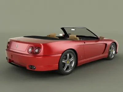 Ferrari 456 GT Convertible 3D model
