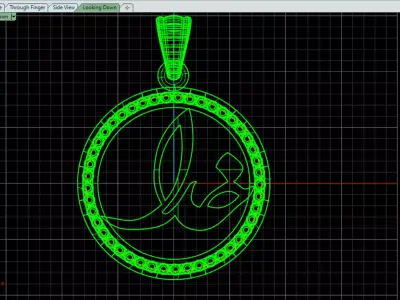 God pendant 3D print model