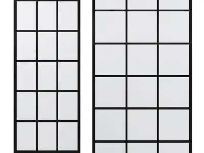 Wall Mirror Finestra by Kare Design 3D model