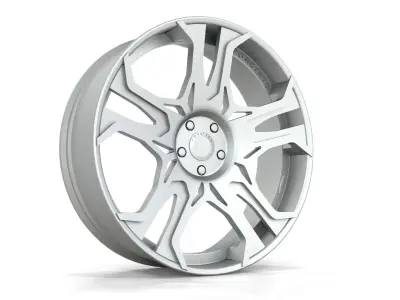 Forgiato C8 wheel rims 3D model
