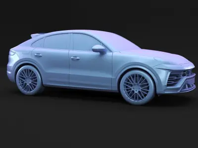 German sport SUV 3D model purchase