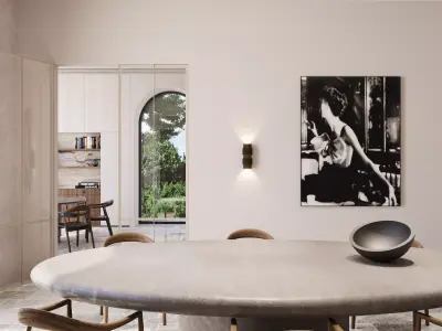 Modern Kitchen Dining area 3D model