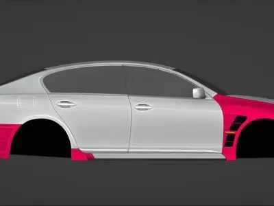 Lexus GS430 Final Konnexion Body Kit 3D model